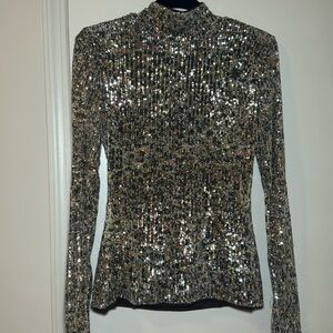 Gold Sparkly Top